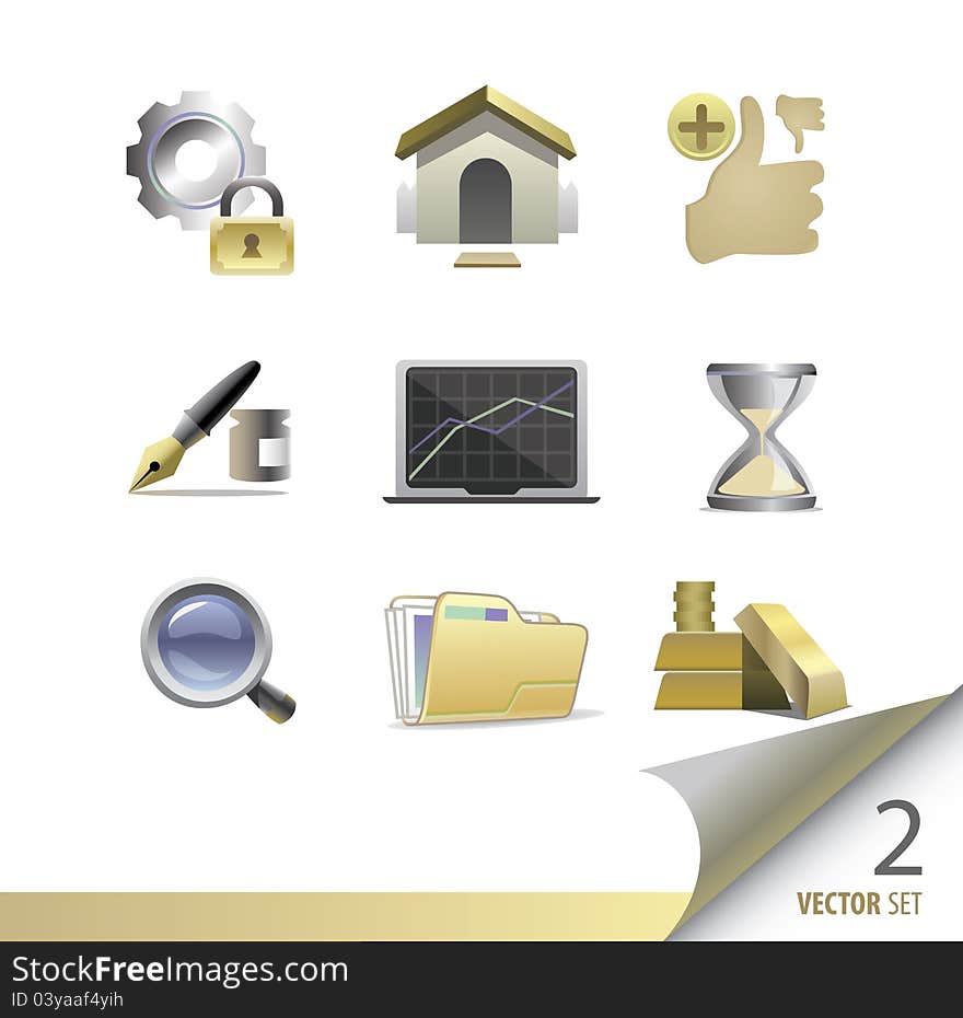 Web Icons Set 2 is Web icons set of nine colorful symbols isolated on white. Good looking in small size. Each icon is grouped and ease to use. Web Icons Set 2 is Web icons set of nine colorful symbols isolated on white. Good looking in small size. Each icon is grouped and ease to use.