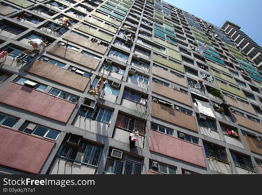 Traditional Public Estate in hong kong. Traditional Public Estate in hong kong