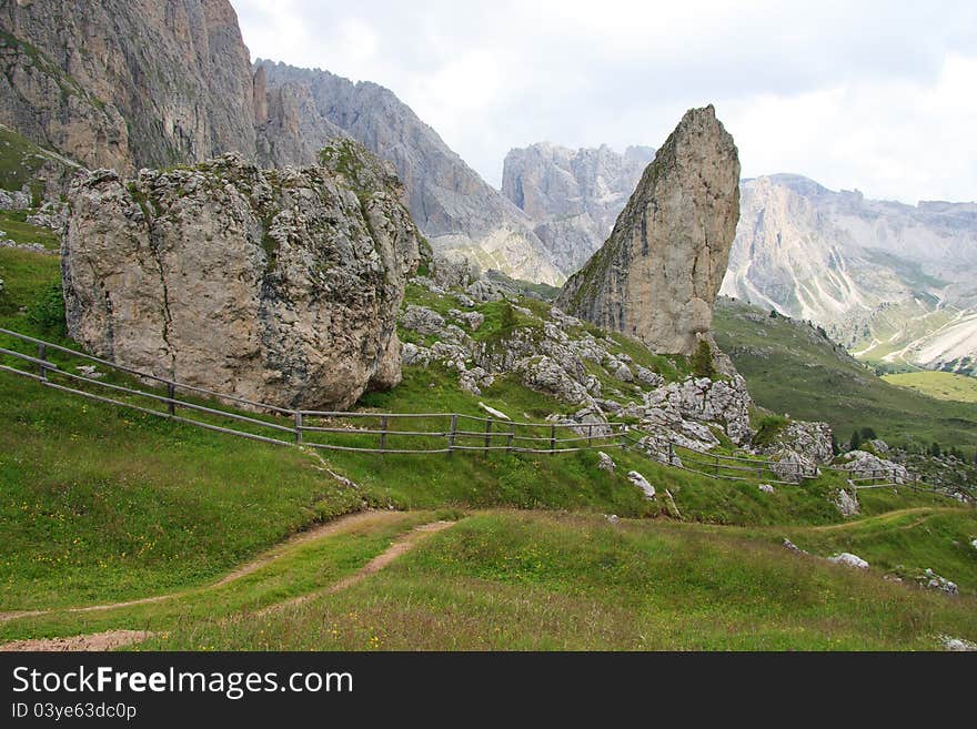 Pieralongia rock - Alpe di Cisles - Natural Park Puez Geisler, Val Gardena