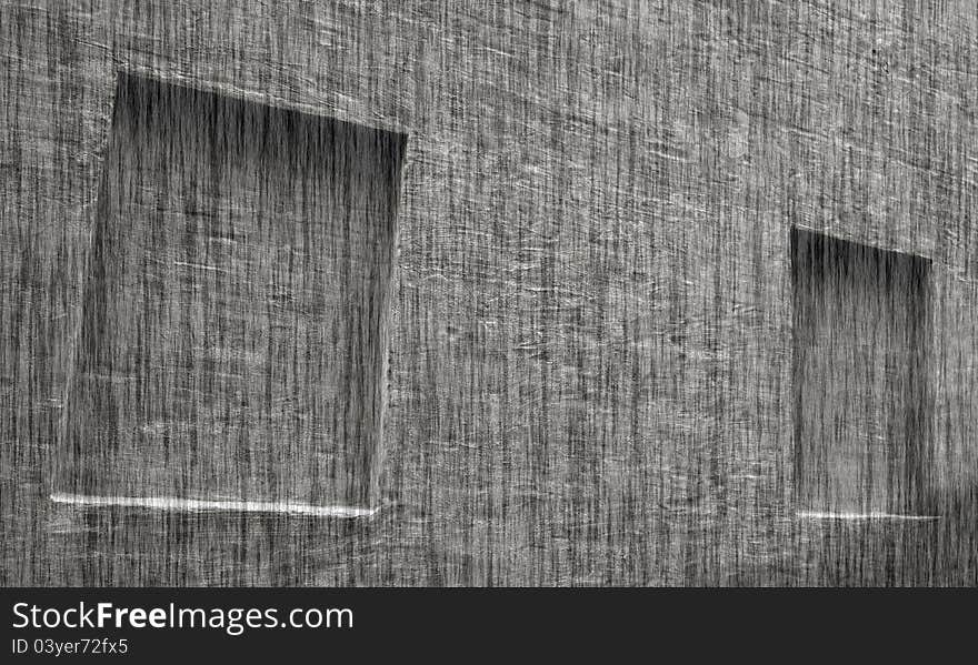 Textured exterior construction in urban scene. Textured exterior construction in urban scene