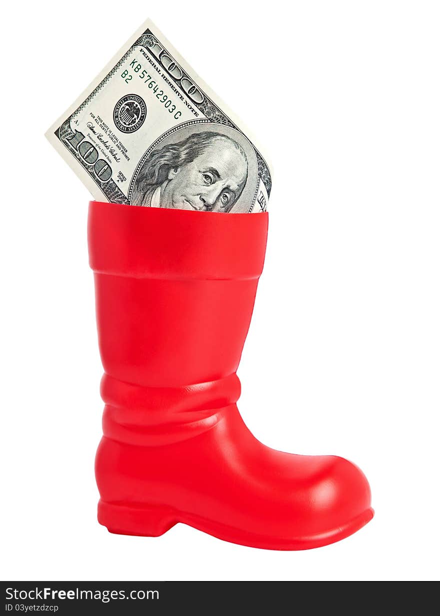 Dollars In A Boot