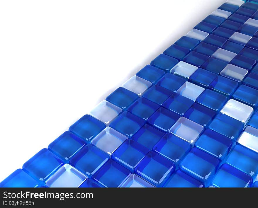 3d composition of a cube abstract background. 3d composition of a cube abstract background