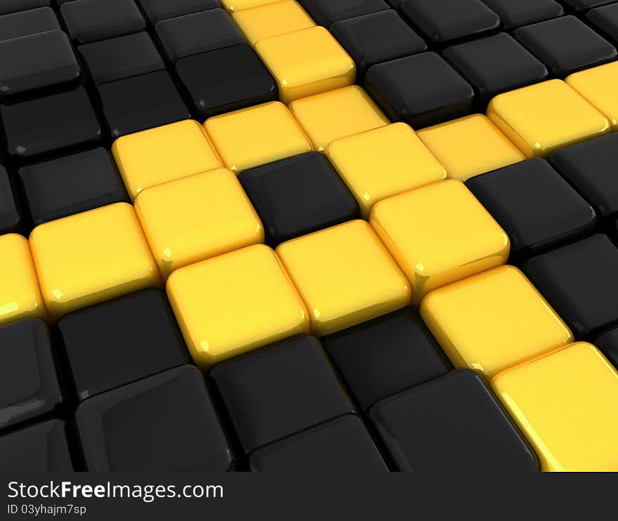 3d composition of a cube abstract background. 3d composition of a cube abstract background