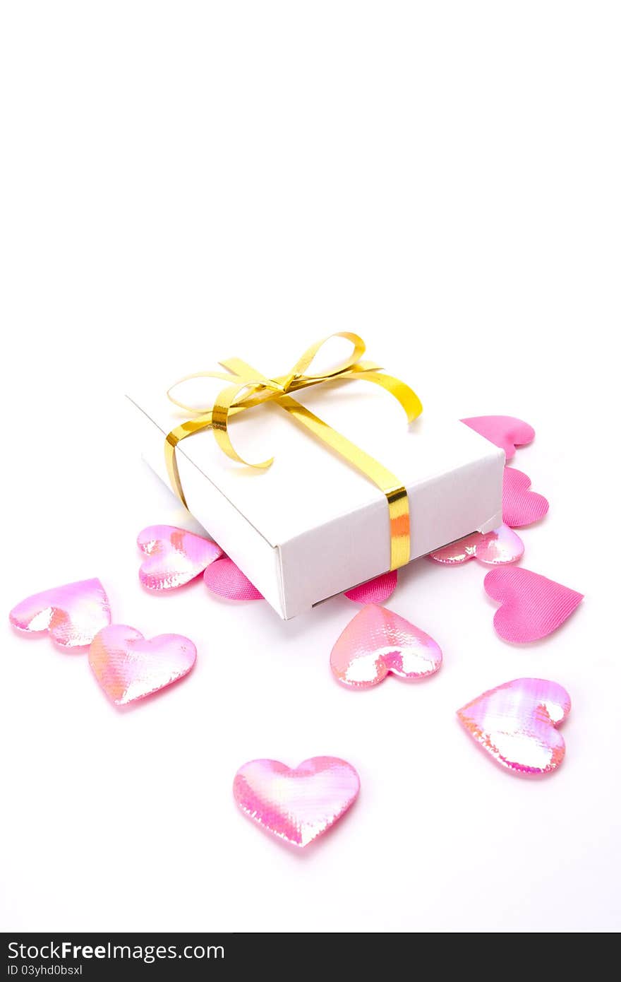 Heart and present box