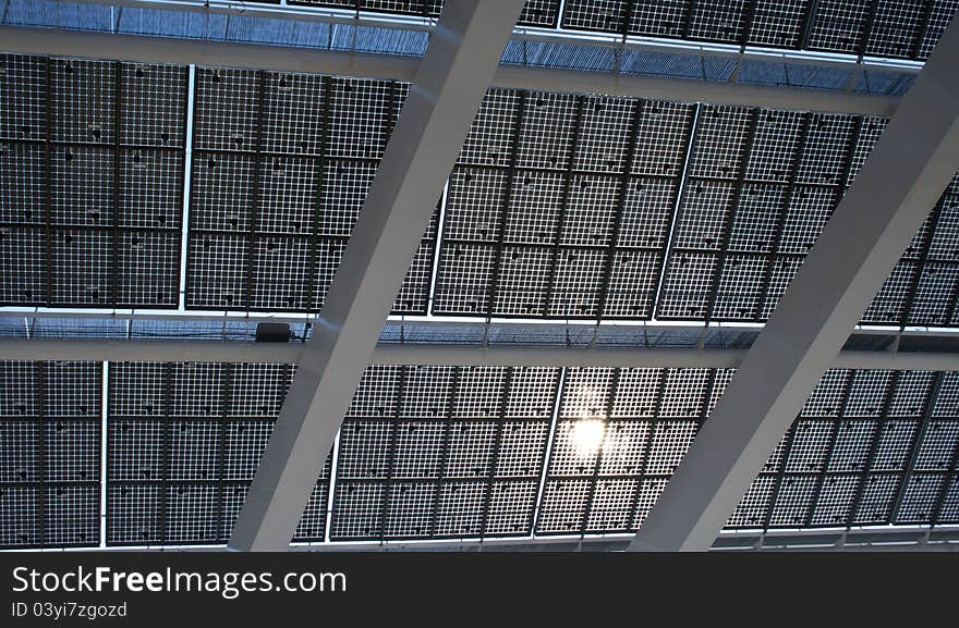 Giant Solar Panel in Detail, Barcelona