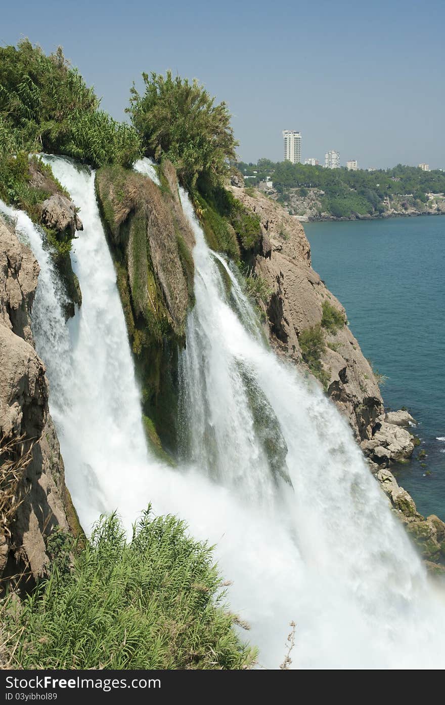 Waterfall in antalia