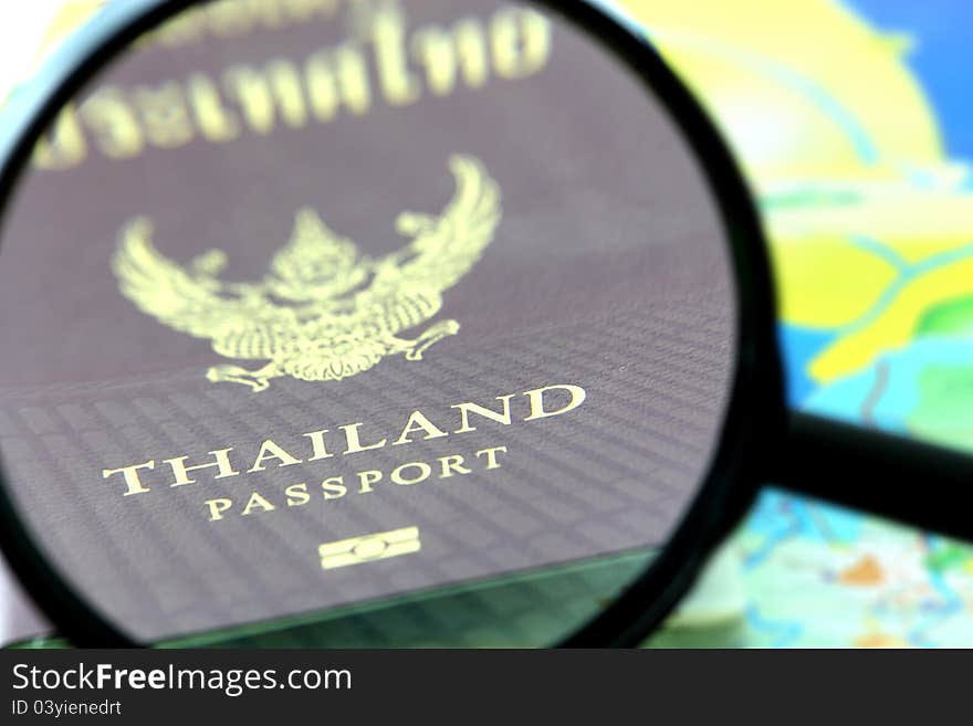 Thailand passport zoom