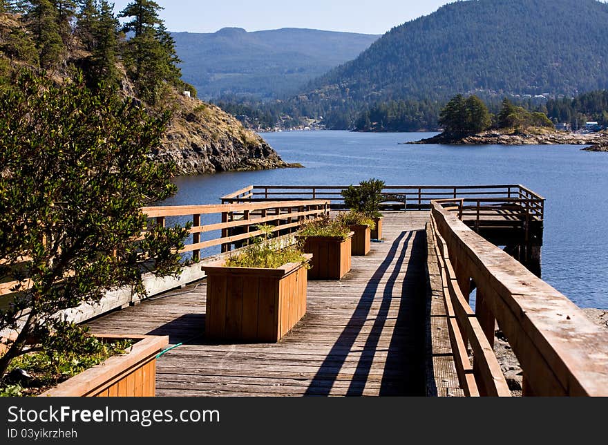 Irving's Landing on the Sunshine Coast of BC. The scenery is breathtaking. Irving's Landing on the Sunshine Coast of BC. The scenery is breathtaking.