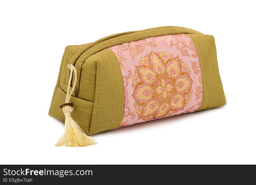 Beautiful cosmetic bag in the oriental style