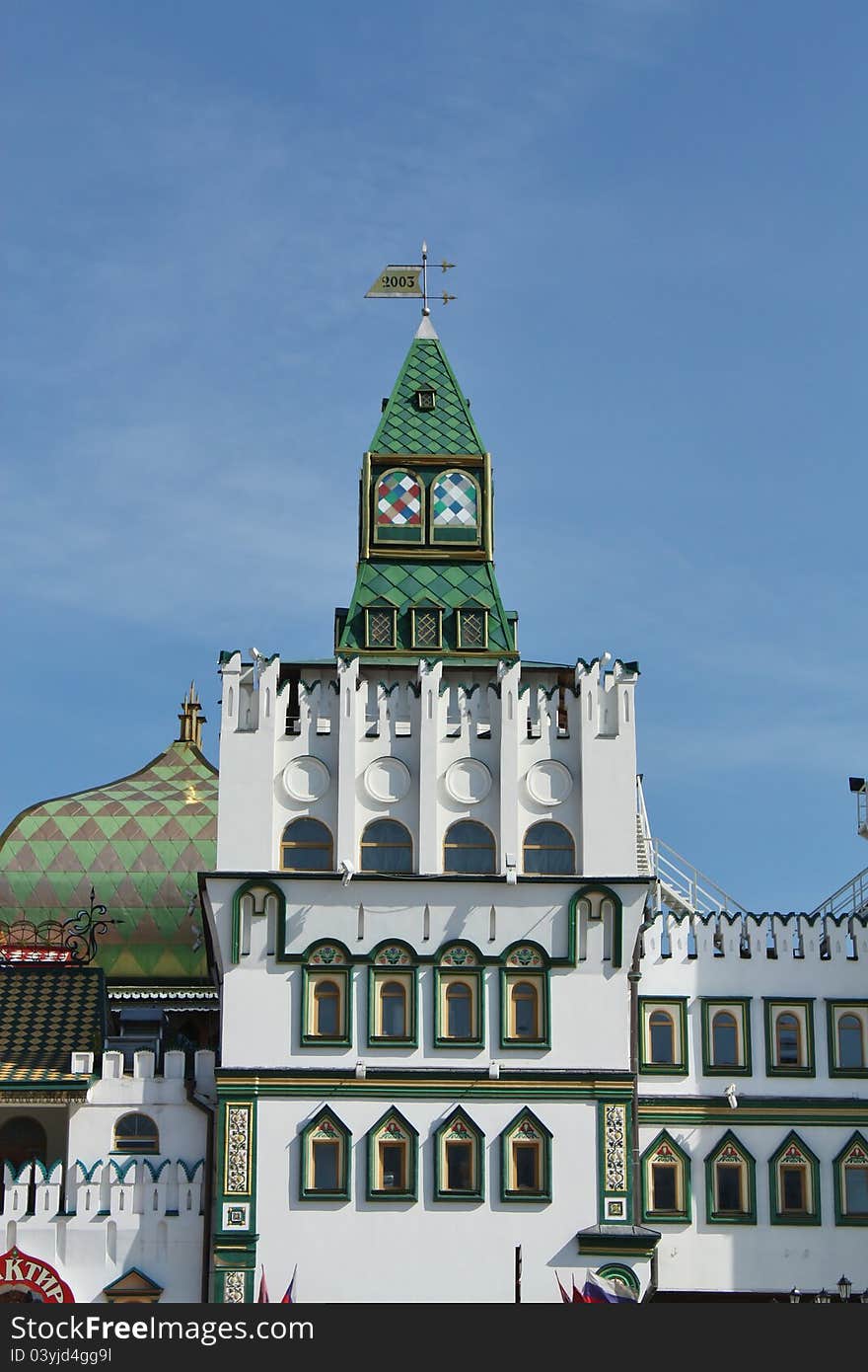 Izmailovo. View of the  Kremlin  tower