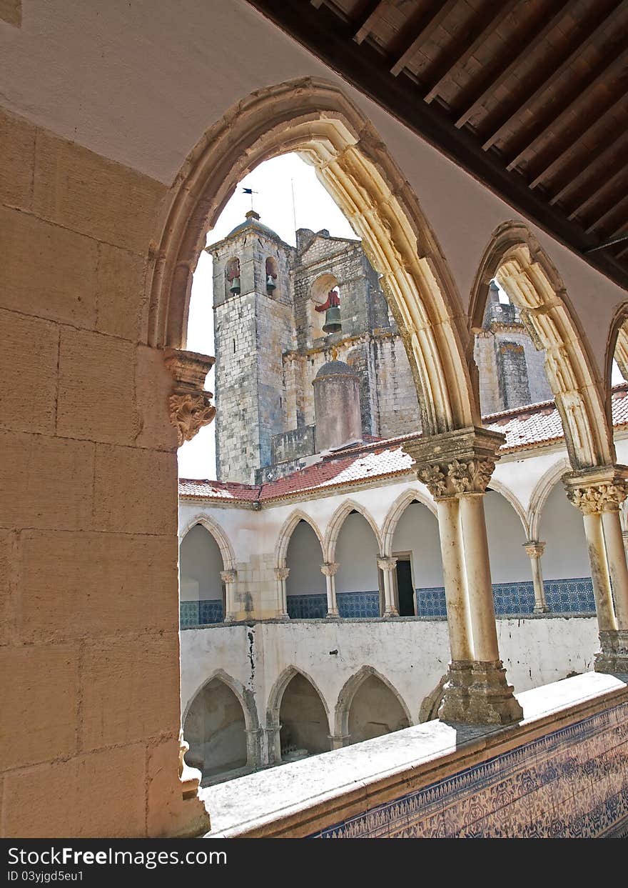 Tomar-Convento de Cristo ,cloisters. Tomar-Convento de Cristo ,cloisters