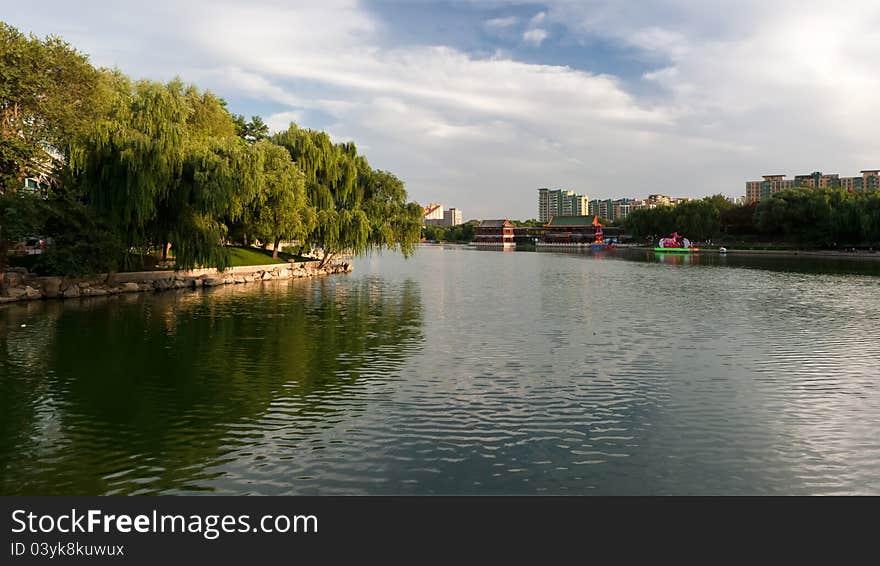 Landscape in park