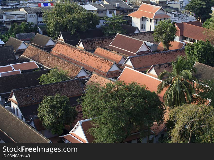 Old town in Bangkok.