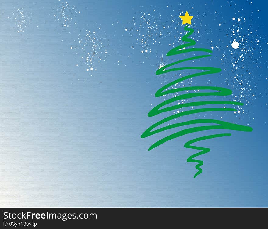 Christmas tree background