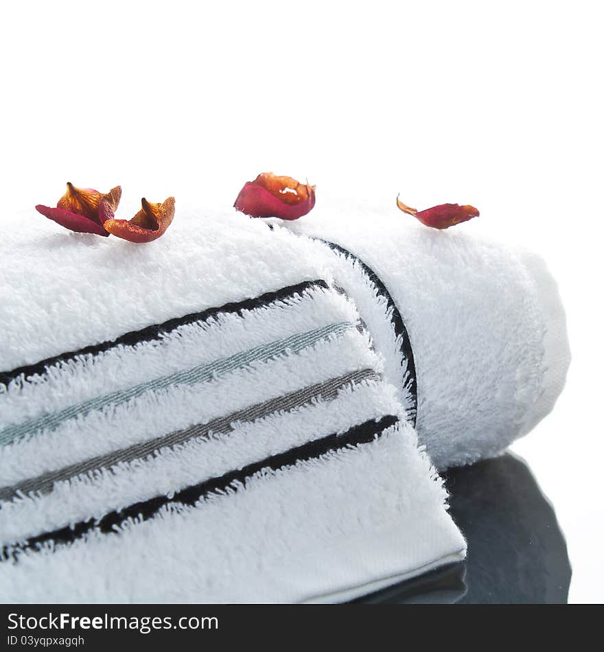 Towel On A White Background