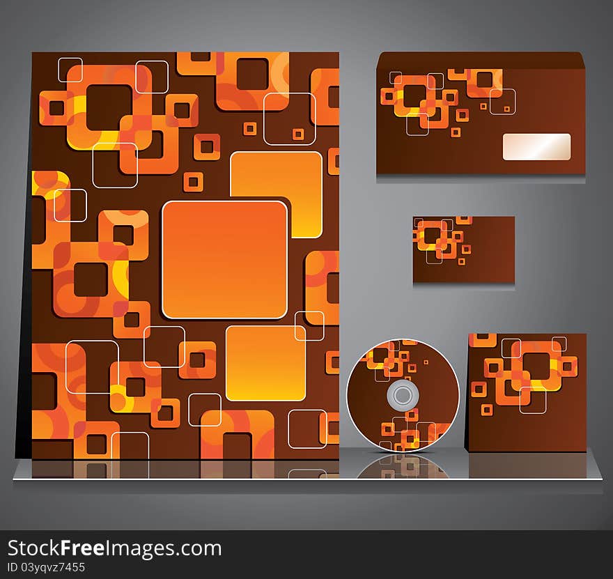 Business style. Abstract background. Set. Image for your design.