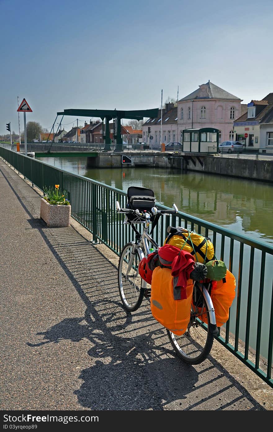 image shows cycle tourism in the low countries. image shows cycle tourism in the low countries