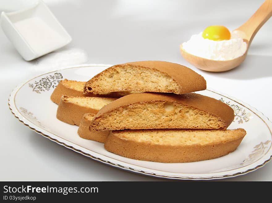 Delicious cantucci a tipycal tuscan sweet. Delicious cantucci a tipycal tuscan sweet