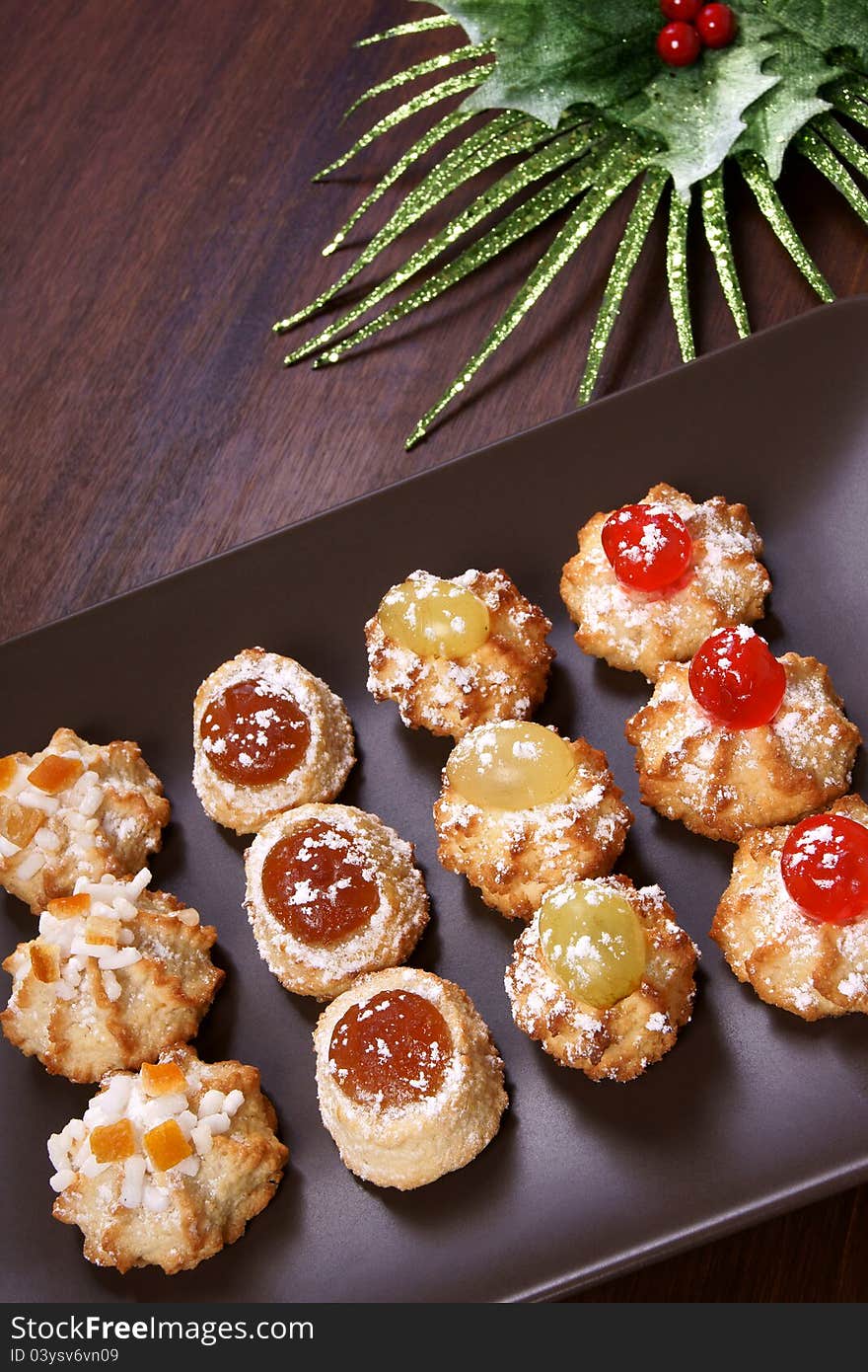 Delicious christmas pastries