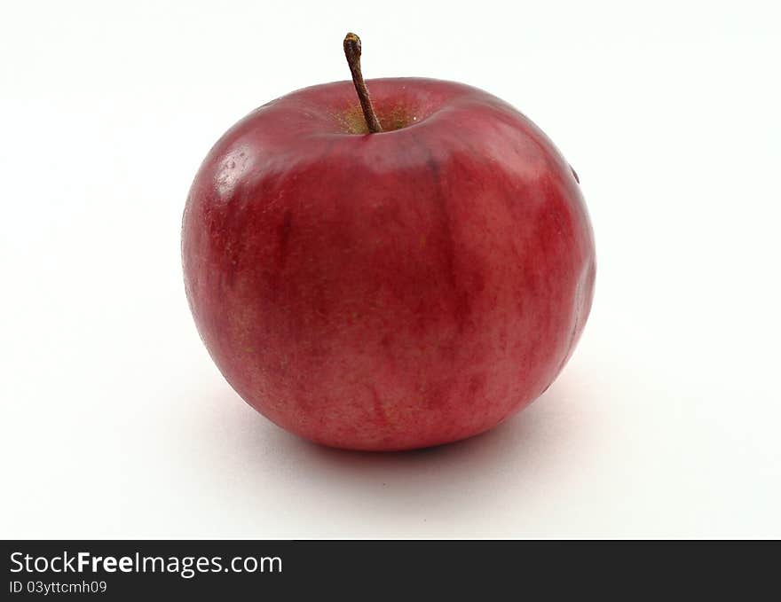 Apple photo on a white background