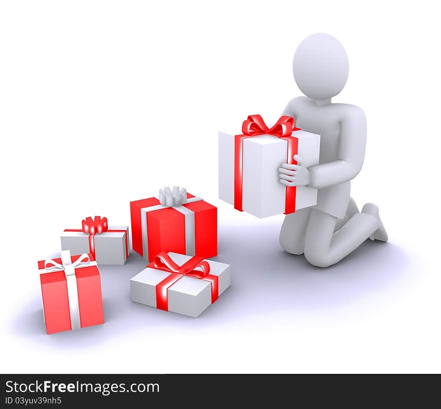 3d Human Opening Gifts