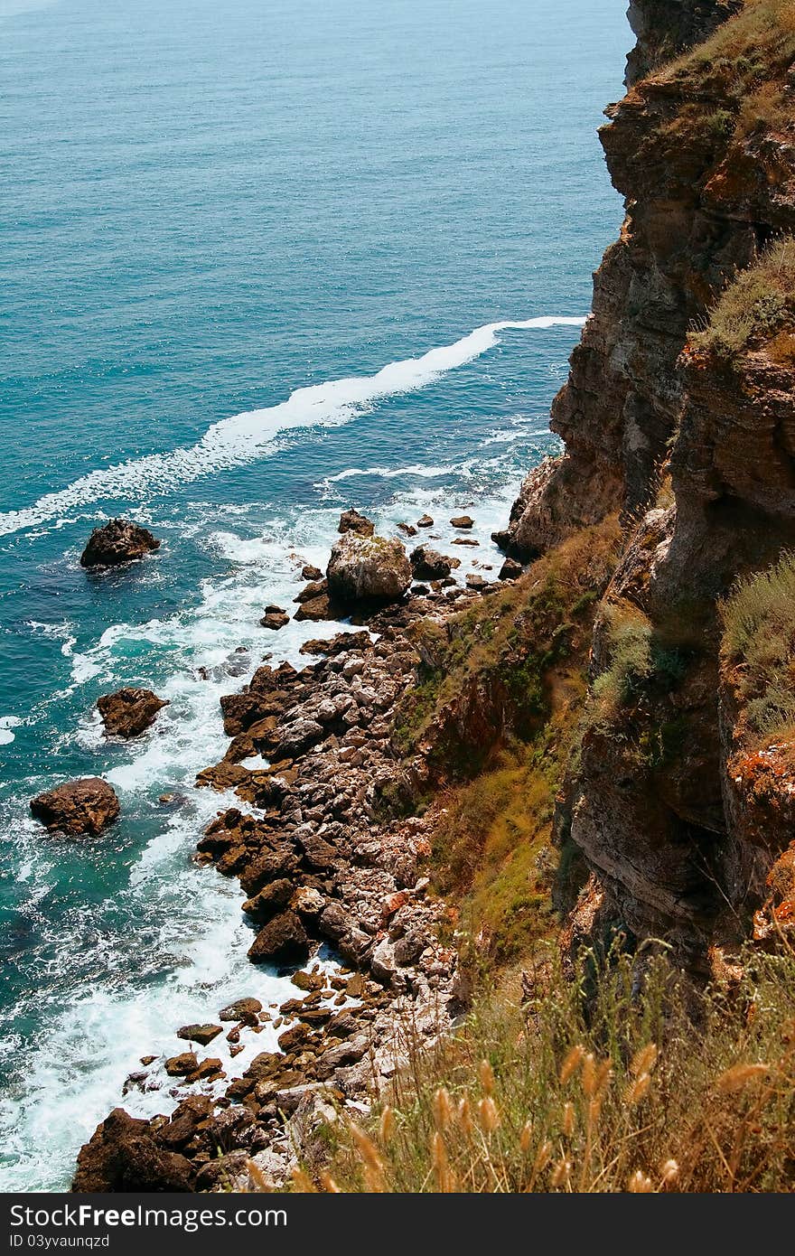 Precipitous Coast. Kaliakra, Bulgaria.