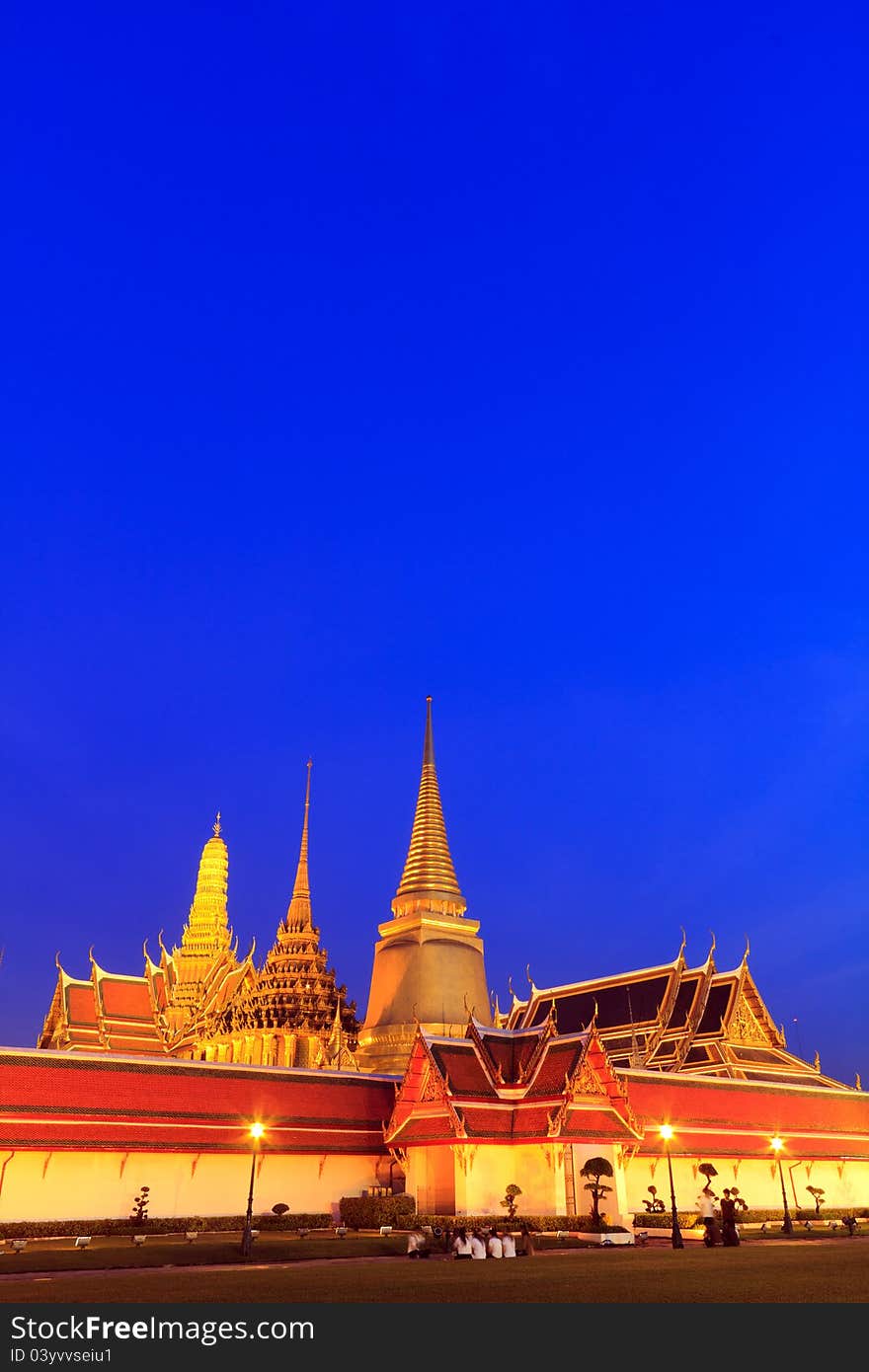 Thai grand palace temple