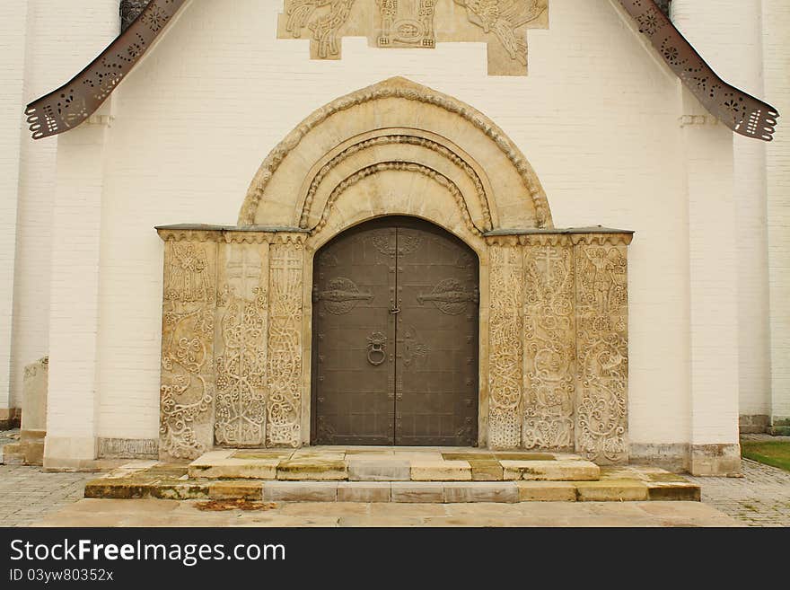 Entrance to the orthodox church