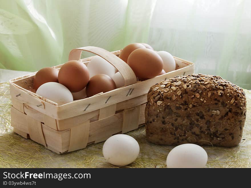 Eggs In Container