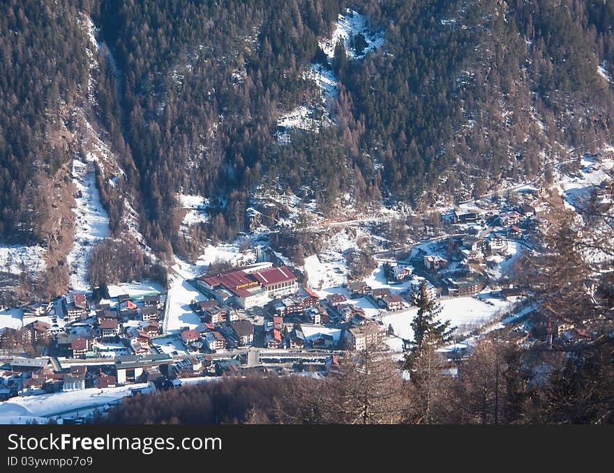 Ski resort  Solden. Austria