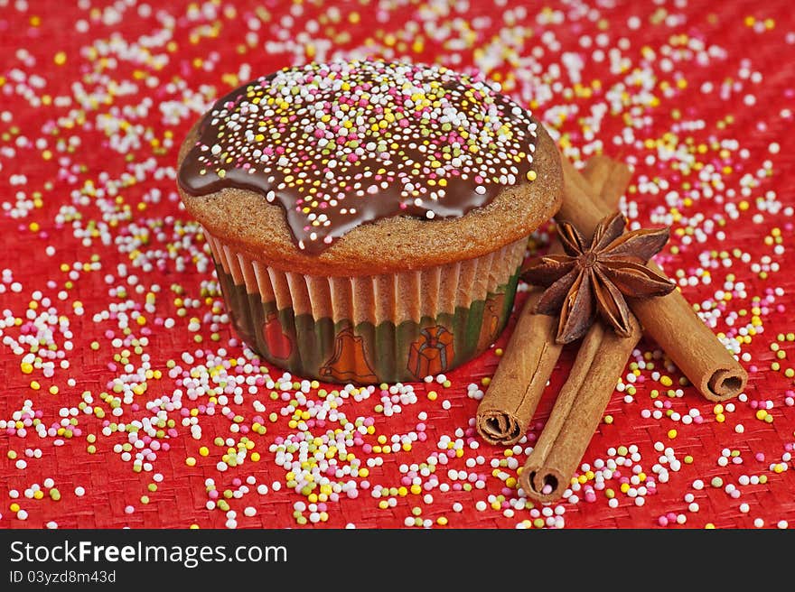 Christmas muffin