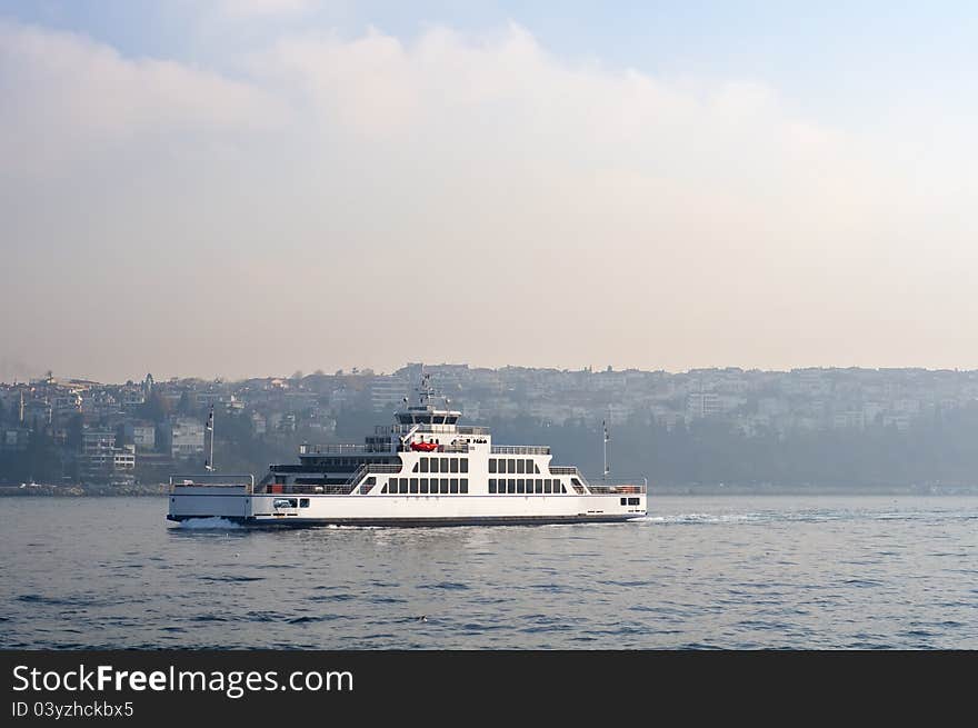 Ferry on Sea