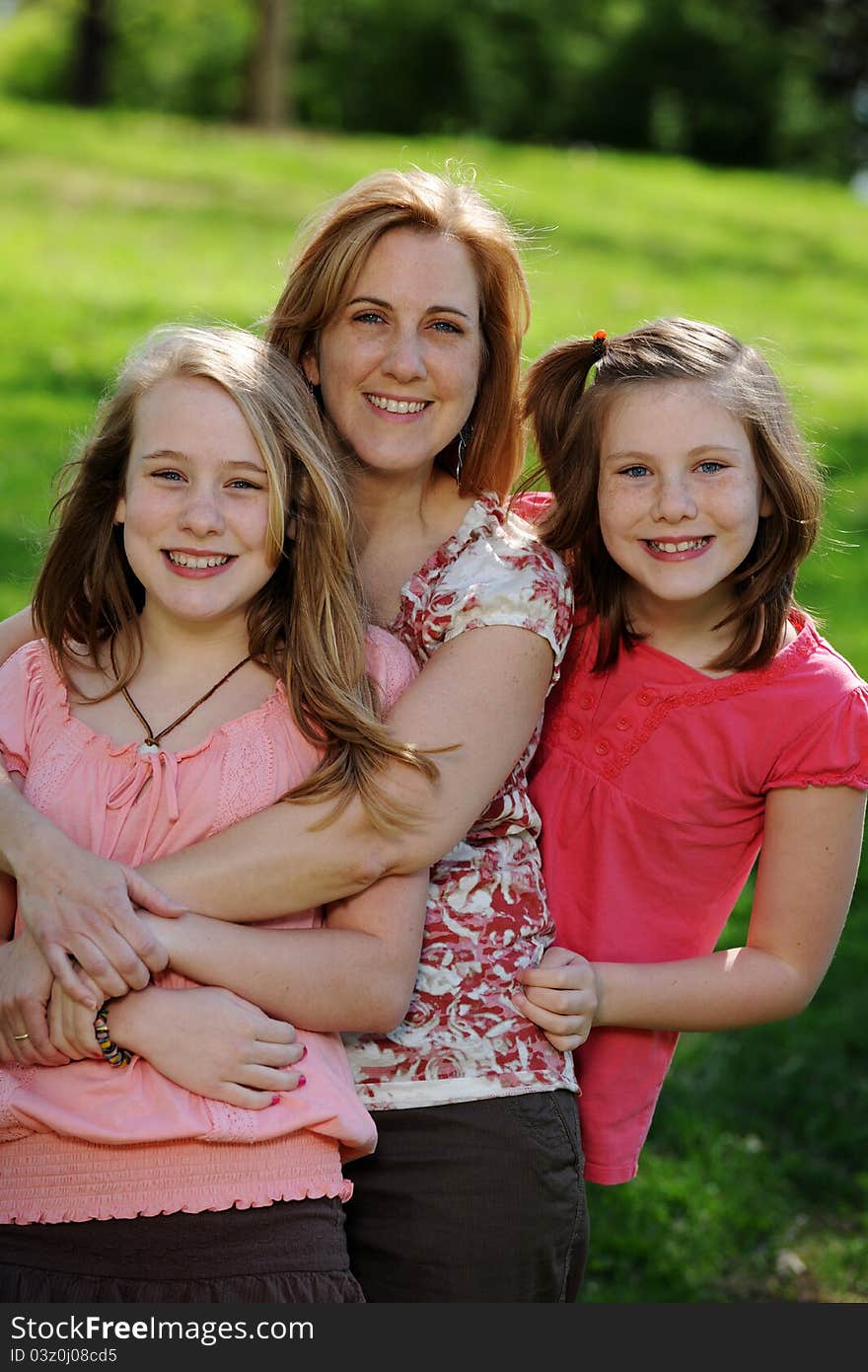 Mother and Daughters portrait