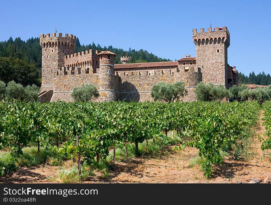 Castle in Napa Valley, California