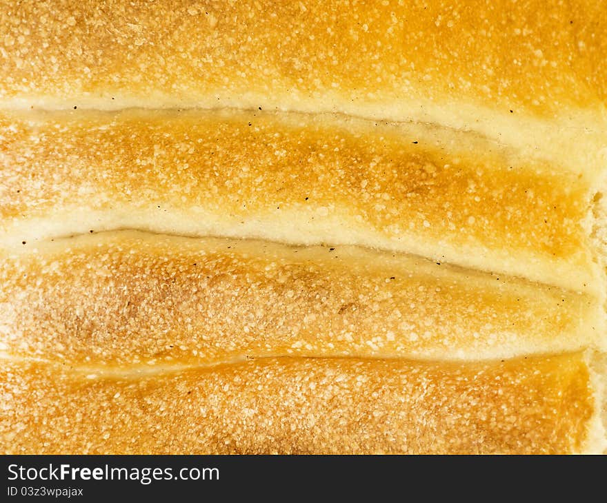 Close up on the bread