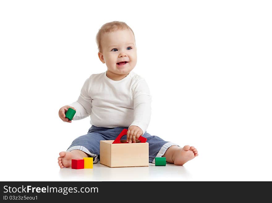 Pretty baby with color educational toy