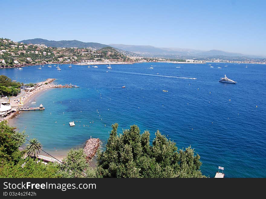 High Speed boats and ships on French Riviera