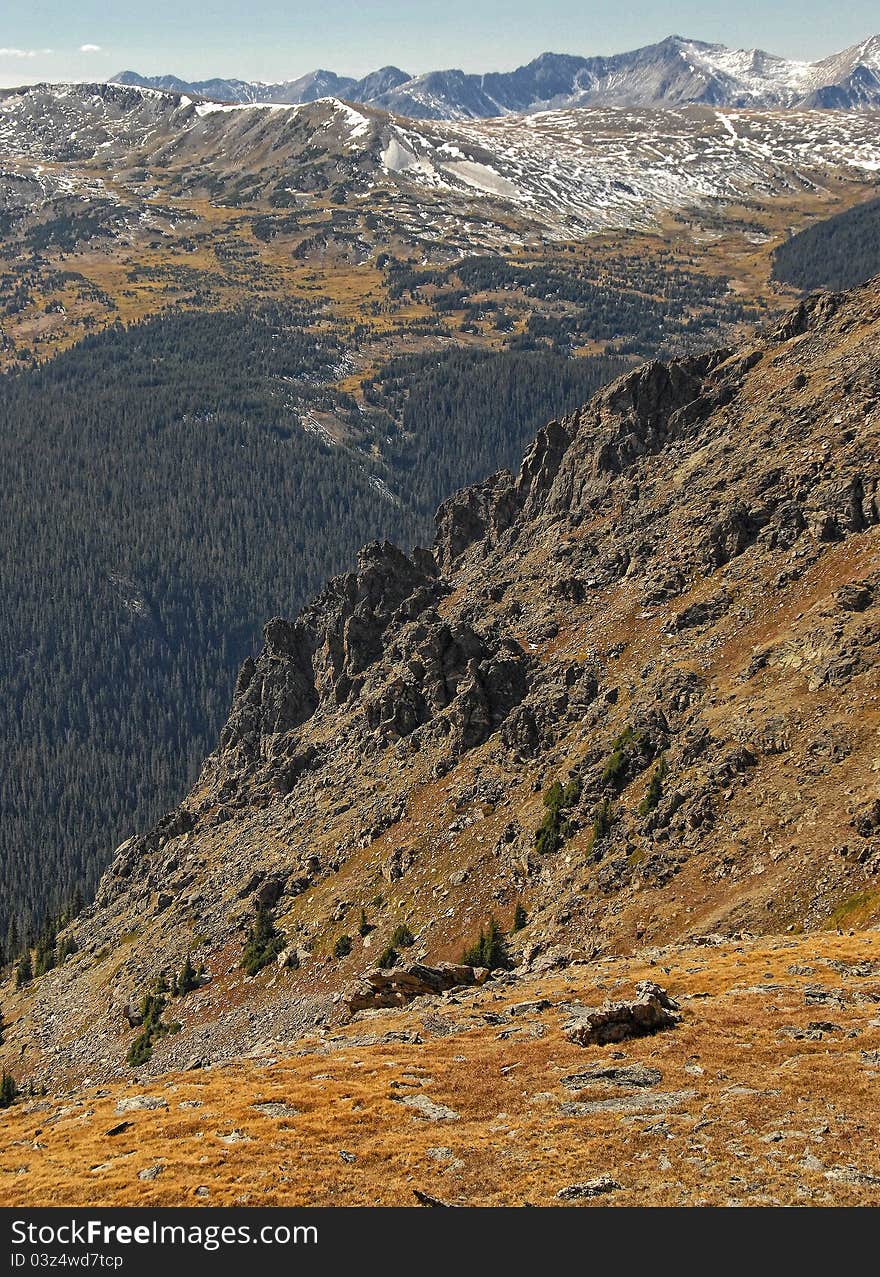 Rocky Mountain National Park tundra. Rocky Mountain National Park tundra