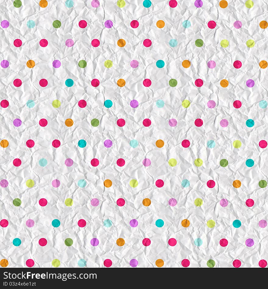 Polka dots background