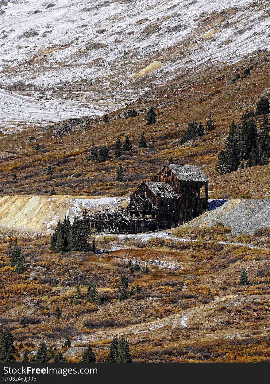 Rustic Colorado mine