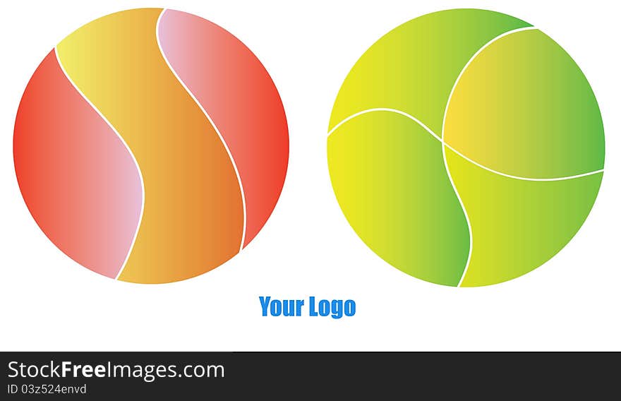 Company logos design on white background