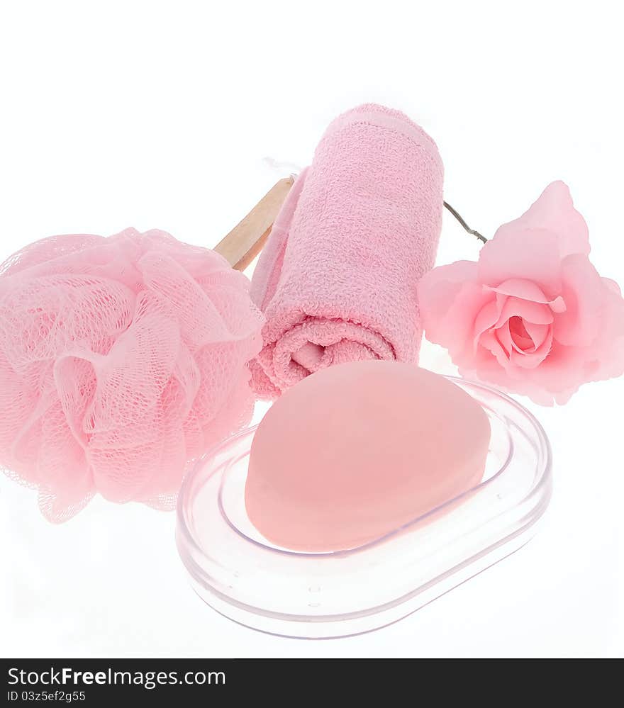 Pink Skin Products And Soap