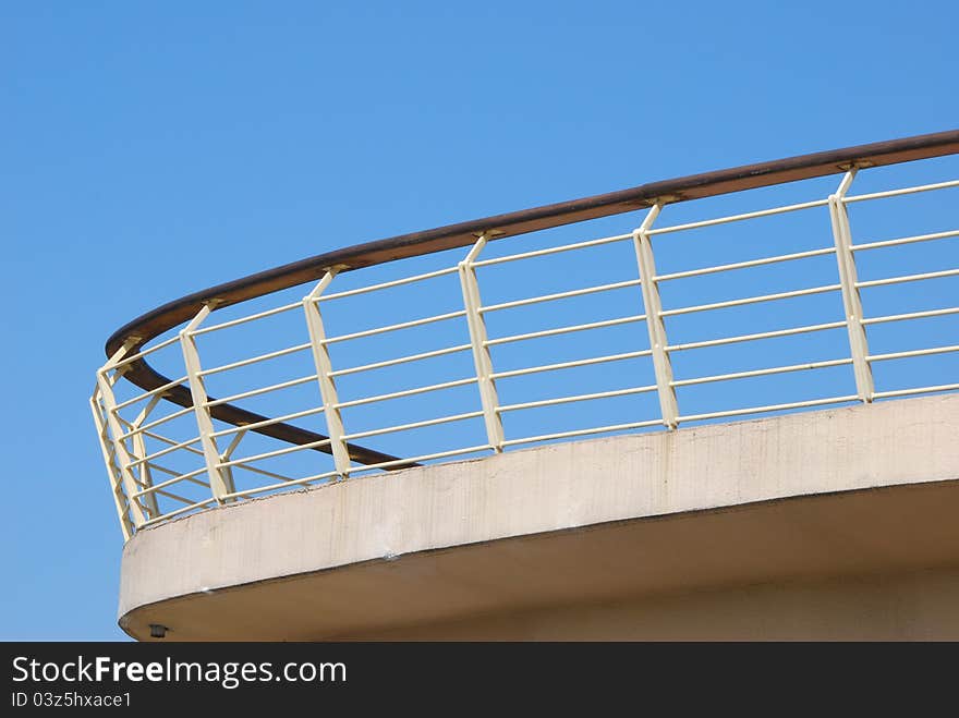 Balcony of building