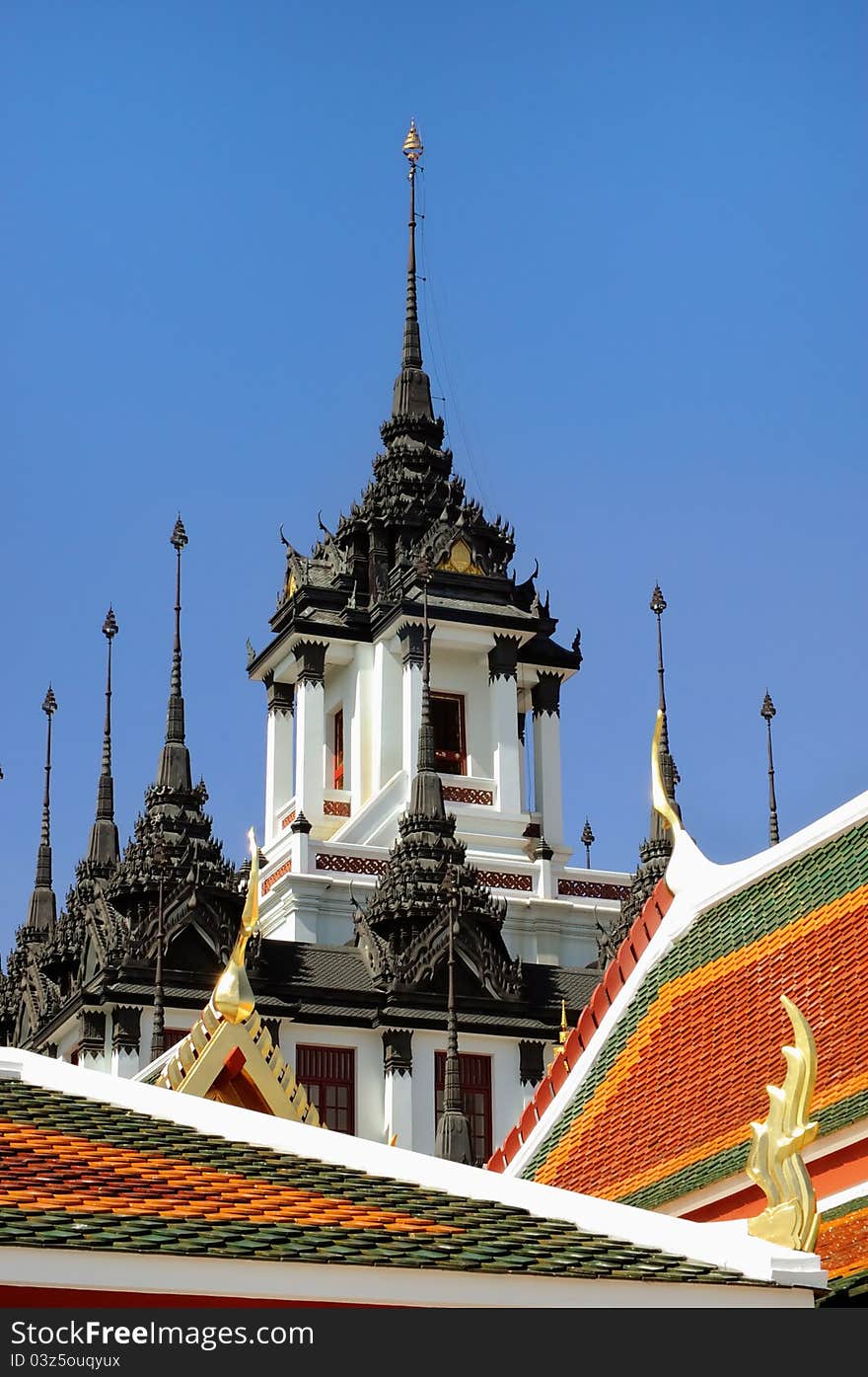 Metallic castle, Thailand.