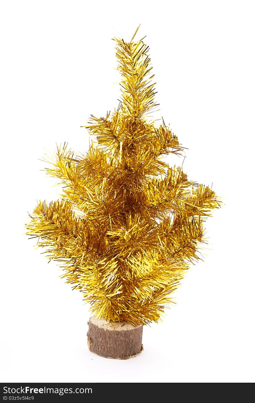 Christmas gold tree