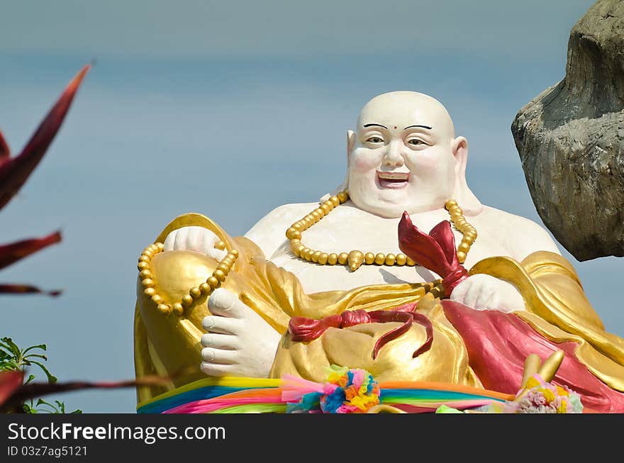 Smiling Buddha Statue