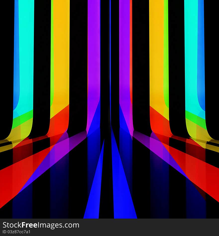 Colorful abstract background - 3D Render by me. Colorful abstract background - 3D Render by me