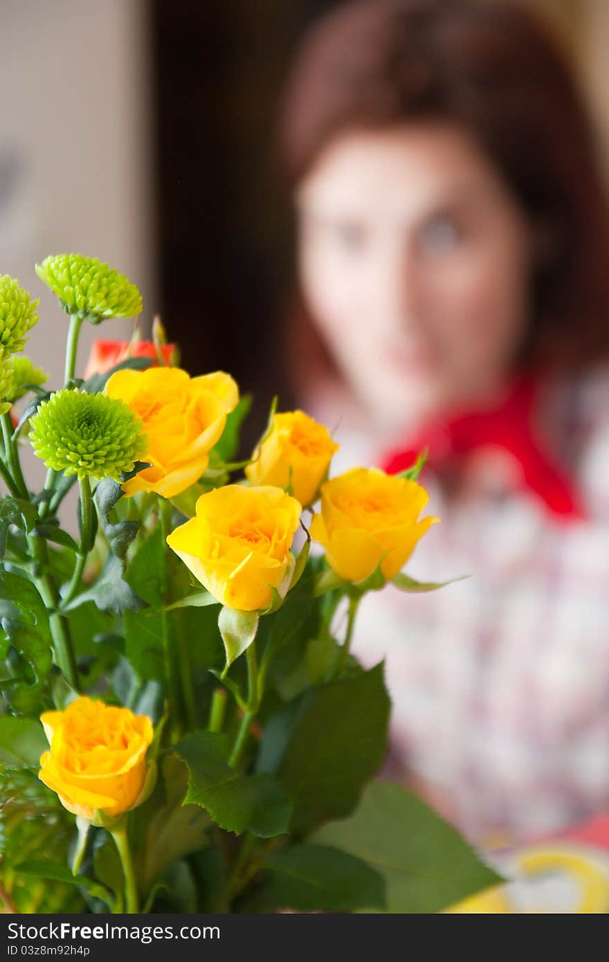 Celebration flower for pretty women