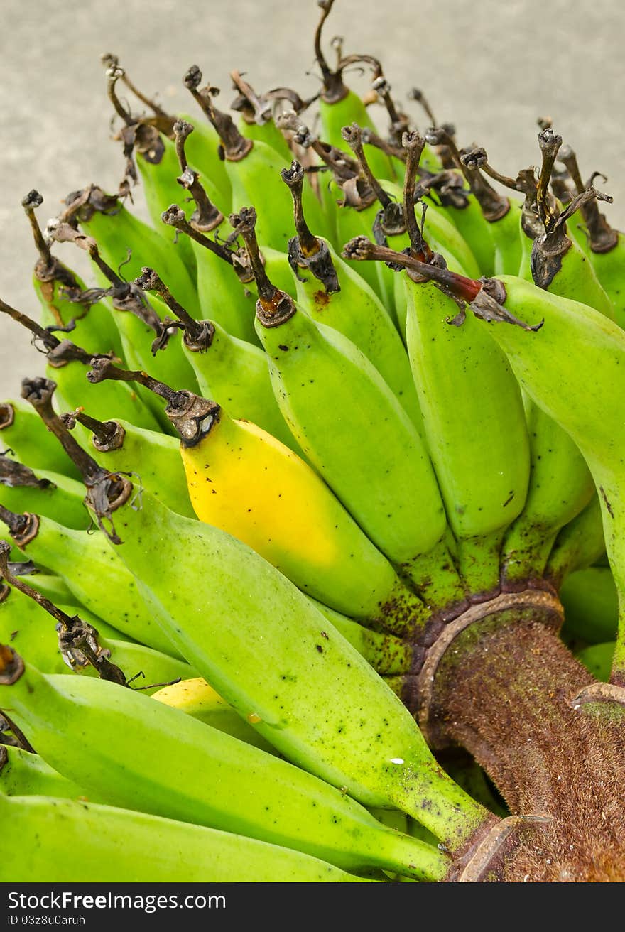 Banana fruits