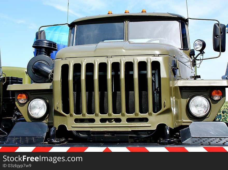 Truck Of The Russian Army, Front View